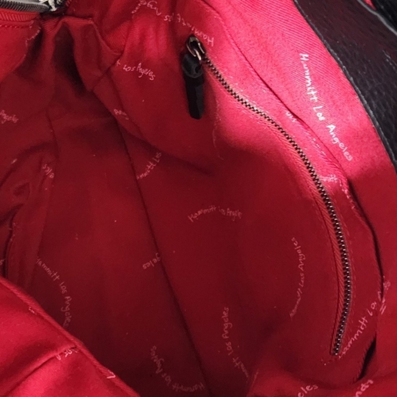 HAMMITT MEDIUM BLACK LEATHER BACKPACK - Picture 5 of 6